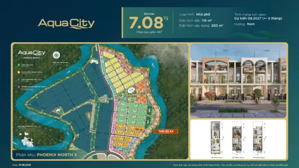 NHÀ PHỐ PHOENIX NORTH 5 | GIÁ CHỈ 7,08